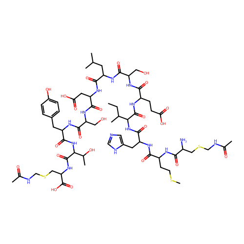 (Cys(acm)20,31)-egf (20-31) structure