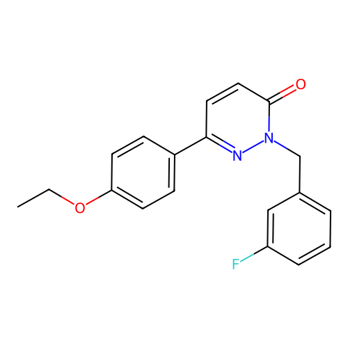 6-(4-Ethoxyphenyl)-2-[(3-fluorophenyl)methyl]pyridazin-3-one structure