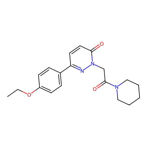 6-(4-Ethoxyphenyl)-2-(2-oxo-2-piperidin-1-ylethyl)pyridazin-3-one structure