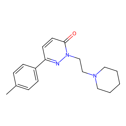 6-(4-Methylphenyl)-2-(2-piperidin-1-ylethyl)pyridazin-3-one structure