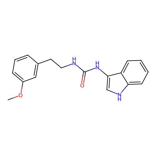 1-(1H-indol-3-yl)-3-(3-methoxyphenethyl)urea structure