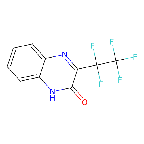 2(1H)-Quinoxalinone, 3-(pentafluoroethyl)- structure