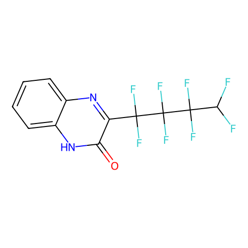 2(1H)-Quinoxalinone, 3-(1,1,2,2,3,3,4,4-octafluorobutyl)- structure