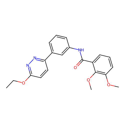 N-[3-(6-ethoxypyridazin-3-yl)phenyl]-2,3-dimethoxybenzamide structure
