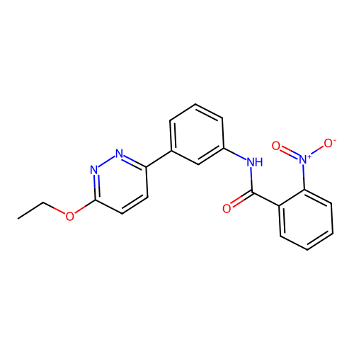 N-[3-(6-ethoxypyridazin-3-yl)phenyl]-2-nitrobenzamide structure
