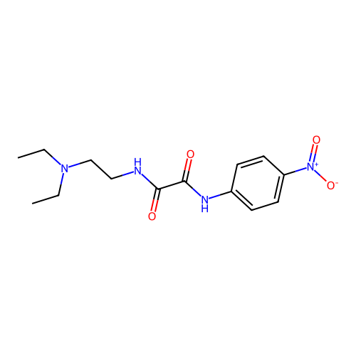 N1-(2-(diethylamino)ethyl)-N2-(4-nitrophenyl)oxalamide structure