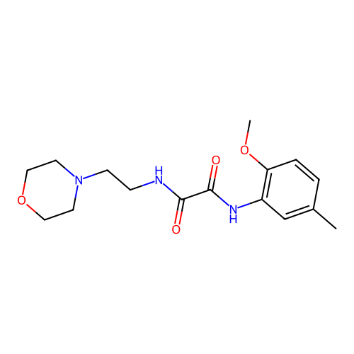 N1-(2-methoxy-5-methylphenyl)-N2-(2-morpholinoethyl)oxalamide structure