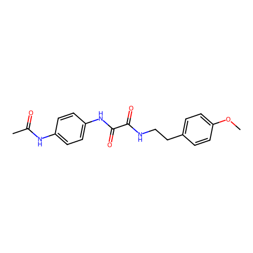 N1-(4-acetamidophenyl)-N2-(4-methoxyphenethyl)oxalamide structure