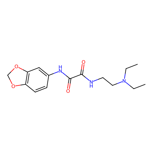 N1-(benzo[d][1,3]dioxol-5-yl)-N2-(2-(diethylamino)ethyl)oxalamide structure
