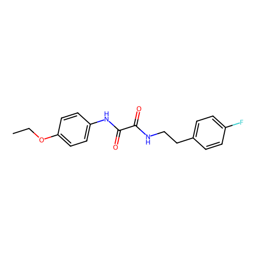 N1-(4-ethoxyphenyl)-N2-(4-fluorophenethyl)oxalamide structure