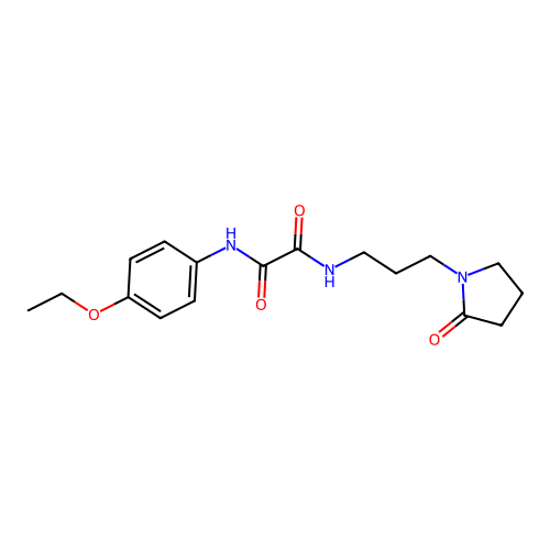 N1-(4-ethoxyphenyl)-N2-(3-(2-oxopyrrolidin-1-yl)propyl)oxalamide structure
