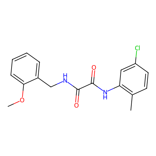 N1-(5-chloro-2-methylphenyl)-N2-(2-methoxybenzyl)oxalamide structure