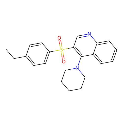 3-(4-Ethylphenyl)sulfonyl-4-piperidin-1-ylquinoline structure