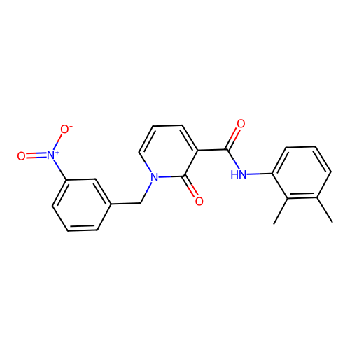 N-(2,3-dimethylphenyl)-1-(3-nitrobenzyl)-2-oxo-1,2-dihydropyridine-3-carboxamide structure