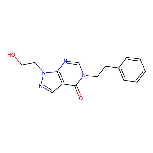 C15H16N4O2 structure