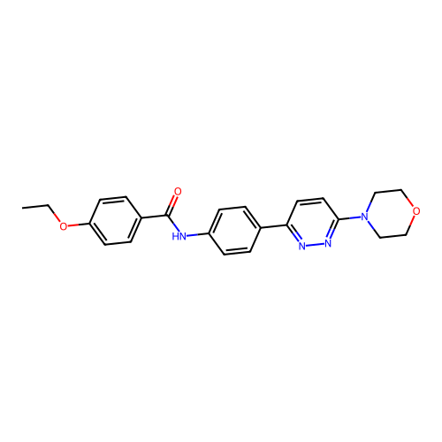 4-ethoxy-N-(4-(6-morpholinopyridazin-3-yl)phenyl)benzamide structure