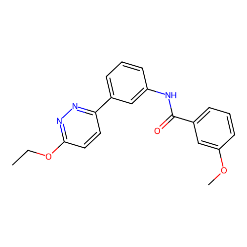 N-(3-(6-ethoxypyridazin-3-yl)phenyl)-3-methoxybenzamide structure
