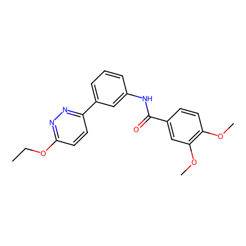 N-[3-(6-ethoxypyridazin-3-yl)phenyl]-3,4-dimethoxybenzamide structure