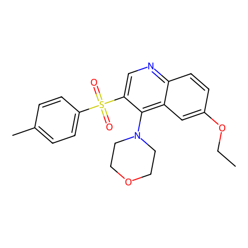 4-(6-Ethoxy-3-tosylquinolin-4-yl)morpholine structure