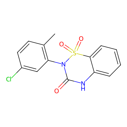 2-(5-chloro-2-methylphenyl)-1,1-dioxo-4H-1 structure