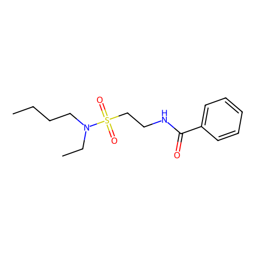N-{2-[butyl(ethyl)sulfamoyl]ethyl}benzamide structure
