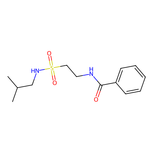 N-(2-(N-isobutylsulfamoyl)ethyl)benzamide structure