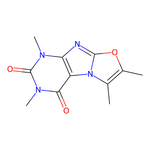 1,3,6,7-tetramethyloxazolo[2,3-f]purine-2,4(1H,3H)-dione structure