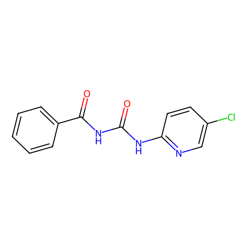 N-((5-chloropyridin-2-yl)carbamoyl)benzamide structure