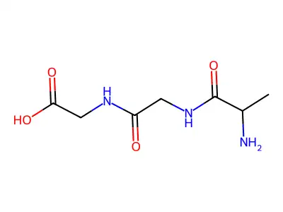 D,L-Alanylglycylglycine structure