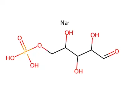 D-阿拉伯糖5-磷酸酯 structure