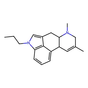 Ergoline, 8,9-didehydro-6,8-dimethyl-1-propyl- structure