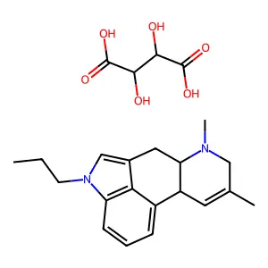 1-Propylagroclavine tartrate structure