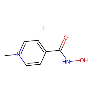 4-Hydroxycarbamoyl-1-methylpyridinium iodide structure