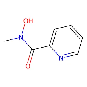 Picolinohydroxamic acid, N-methyl- structure
