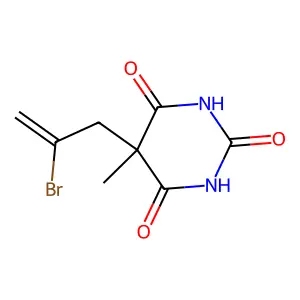 Barbituric acid, 5-(2-bromoallyl)-5-methyl- structure