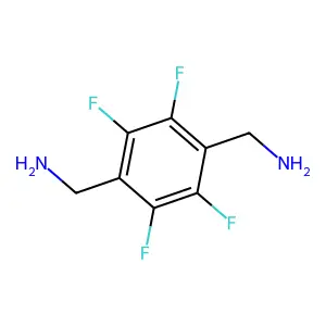 1,4-Bis(aminomethyl)-2,3,5,6-tetrafluorobenzene structure