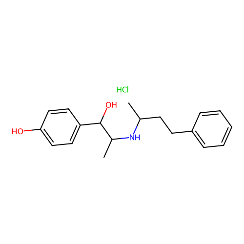 Nylidrin hydrochloride structure