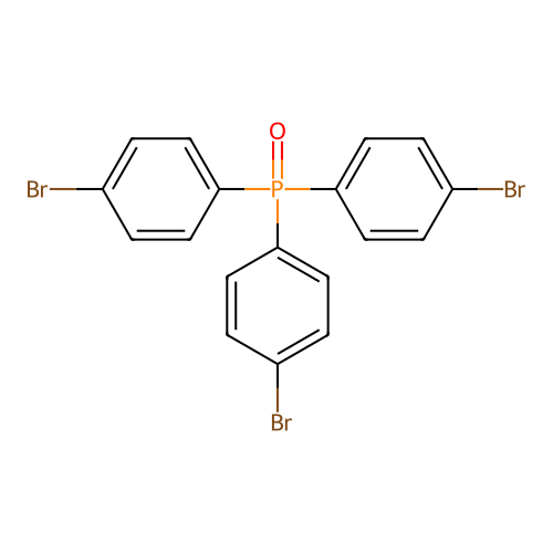 Tris(4bromophenyl)phosphine oxide structure