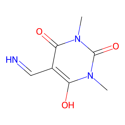 5-(Aminomethylidene)-1,3-dimethyl-1,3-diazinane-2,4,6-trione structure
