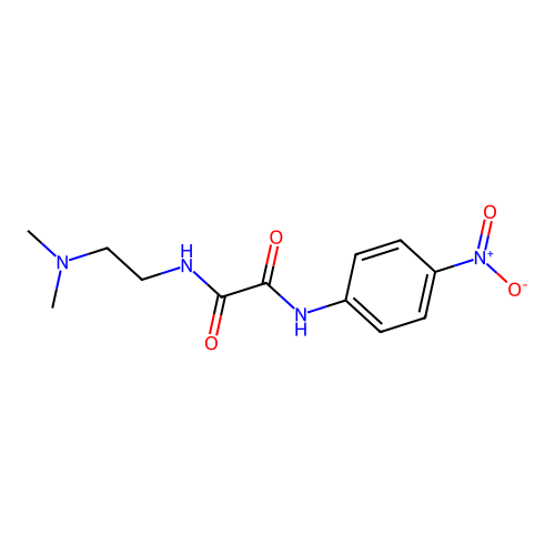 N1-(2-(dimethylamino)ethyl)-N2-(4-nitrophenyl)oxalamide structure