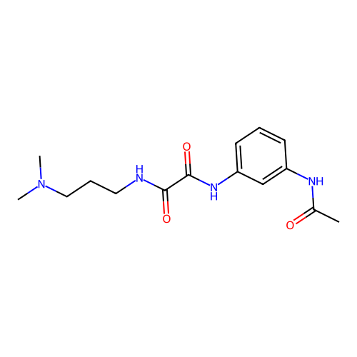 N1-(3-acetamidophenyl)-N2-(3-(dimethylamino)propyl)oxalamide structure