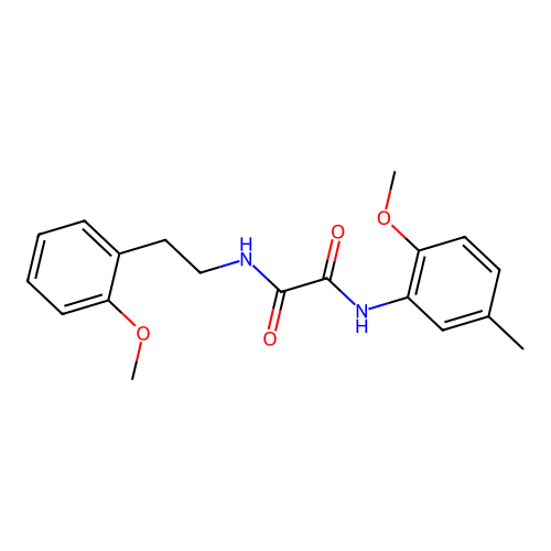 N1-(2-methoxy-5-methylphenyl)-N2-(2-methoxyphenethyl)oxalamide structure