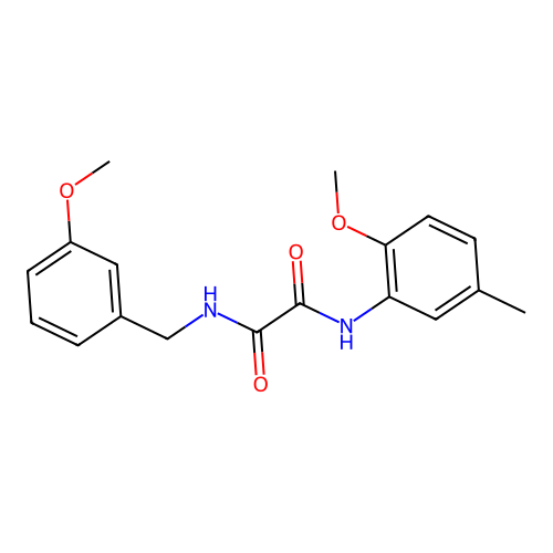 N1-(2-methoxy-5-methylphenyl)-N2-(3-methoxybenzyl)oxalamide structure