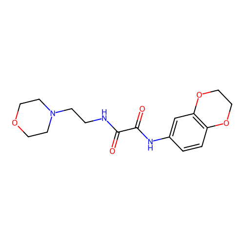 N1-(2,3-dihydrobenzo[b][1,4]dioxin-6-yl)-N2-(2-morpholinoethyl)oxalamide structure