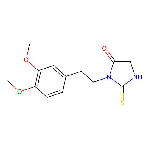 3-[2-(3,4-Dimethoxyphenyl)ethyl]-2-sulfanylideneimidazolidin-4-one structure