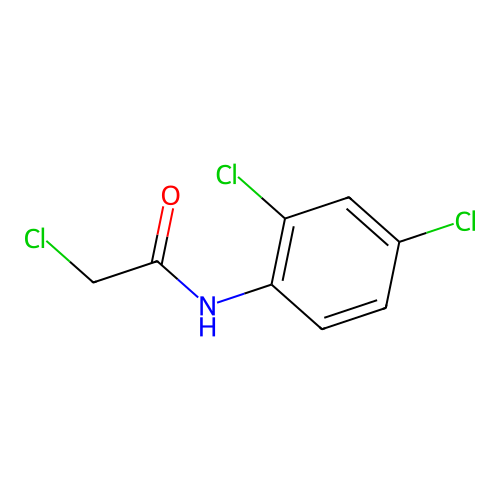 2-chloro-N-(2,4-dichlorophenyl)acetamide structure