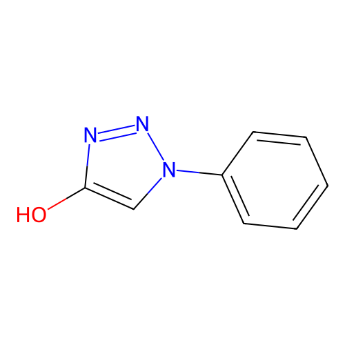 1-phenyl-1H-1,2,3-triazol-4-ol structure
