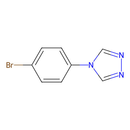 4-(4-bromophenyl)-4H-1,2,4-triazole structure