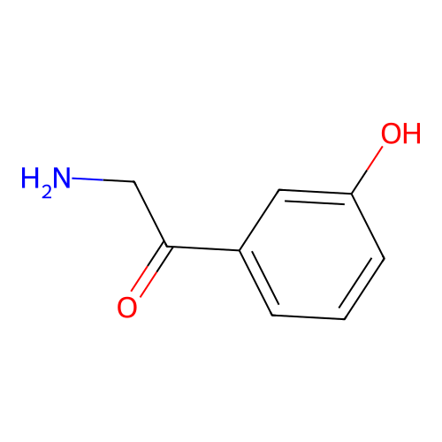Ethanone, 2-amino-1-(3-hydroxyphenyl)- structure