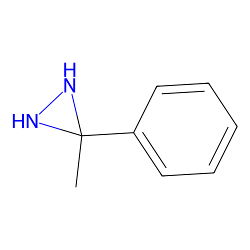 3-Methyl-3-phenyldiaziridine structure